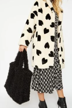 JAYLEY Black Borg Tote Bag -Deals Plain Midis Store jayley black borg tote bag p6958 72638 image