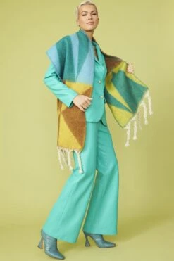 JAYLEY Cashmere Blend Geometric Wrap -Deals Plain Midis Store jayley cashmere blend geometric wrap p12924 87653 image