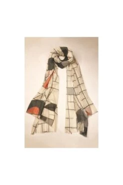 JAYLEY Chocolate Luxury Cashmere Silk Blend Wrap -Deals Plain Midis Store jayley chocolate luxury cashmere silk blend wrap p8359 48116 image