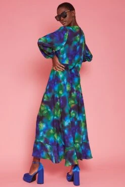 JAYLEY Cleo Silk Blend Oversized Maxi Shift Dress -Deals Plain Midis Store jayley cleo silk blend oversized maxi shift dress p13653 92574 image