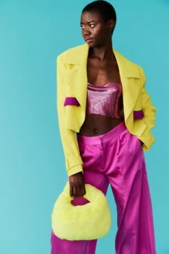 JAYLEY Faux Fur Charlotte Bag -Deals Plain Midis Store jayley faux fur charlotte bag p12143 84771 image