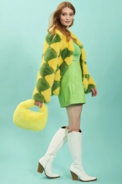 JAYLEY Faux Fur Charlotte Bag -Deals Plain Midis Store jayley faux fur charlotte bag p12143 86200 image