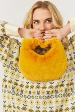 JAYLEY Faux Fur Jodie Bag