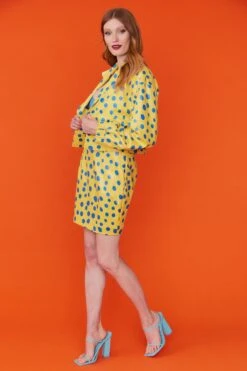 JAYLEY Faux Suede Polka Dot Parma Skirt -Deals Plain Midis Store jayley faux suede polka dot parma skirt p12911 87486 image