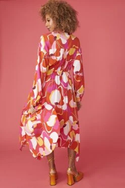 JAYLEY Florence Floral Shirt Dress -Deals Plain Midis Store jayley florence floral shirt dress p13401 90745 image