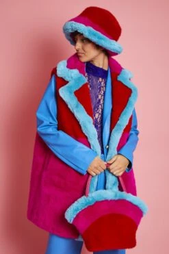 JAYLEY Gigi Patchwork Gilet -Deals Plain Midis Store jayley gigi patchwork gilet p13501 91485 image