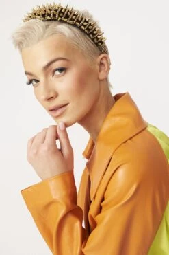 JAYLEY Handmand Gaga Headband -Deals Plain Midis Store jayley handmand gaga headband p13442 90954 image