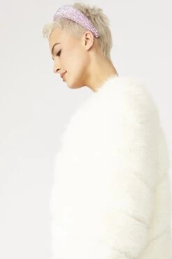 JAYLEY Lilac Rhinestone Sparkly Headband