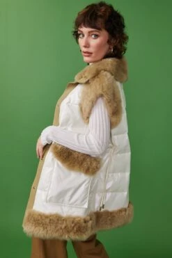 Deals Plain Midis Store -Deals Plain Midis Store jayley limited edition oversized shearling gilet p10743 75044 image