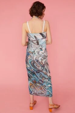 JAYLEY Multi Tie-Waist Sarong -Deals Plain Midis Store jayley multi tie waist sarong p11672 81468 image