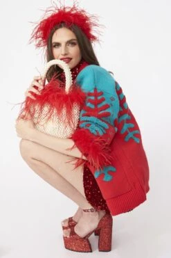 JAYLEY Ostrich Feather Headband -Deals Plain Midis Store jayley ostrich feather headband p12943 87691 image