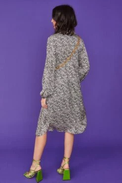 JAYLEY Oversized Silk Shirt Dress In Zebra Print -Deals Plain Midis Store jayley oversized silk shirt dress in zebra print p11758 82054 image