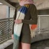 JAYLEY Pink Cashmere Blend Scarf