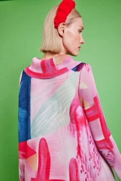 JAYLEY Pleated Maxi Dress With Classic Style Collar -Deals Plain Midis Store jayley pleated maxi dress with classic style collar p14572 96294 image