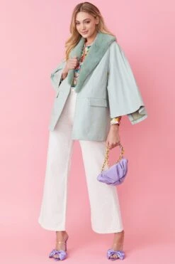 JAYLEY Purple Charlotte Leather Bag -Deals Plain Midis Store jayley purple charlotte leather bag p8413 48248 image