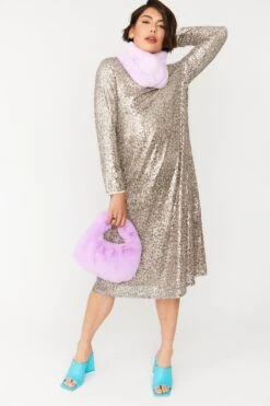 JAYLEY Purple Faux Fur Charlotte Bag -Deals Plain Midis Store jayley purple faux fur charlotte bag p12133 83791 image