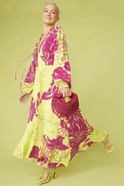 New Products -Deals Plain Midis Store jayley rayon blend sienna floral maxi dress p12826 86871 image