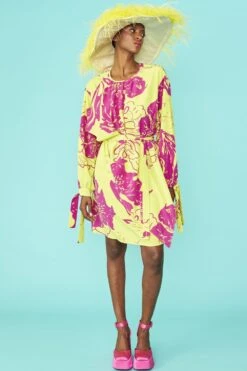 JAYLEY Rayon Blend Sienna Floral Midi Dress -Deals Plain Midis Store jayley rayon blend sienna floral midi dress p12738 86276 image