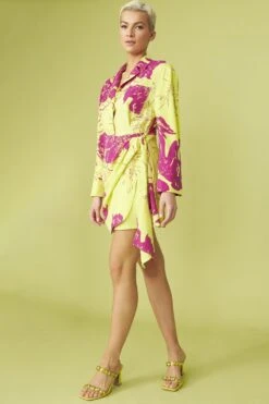 JAYLEY Rayon Blend Sienna Floral Mini Shirt Dress -Deals Plain Midis Store jayley rayon blend sienna floral mini shirt dress p12978 87938 image