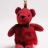JAYLEY Red Faux Fur Teddy Bear