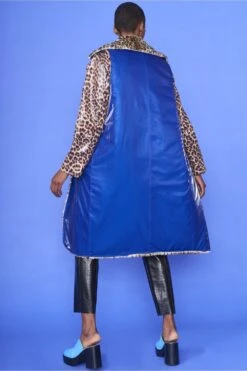 JAYLEY Reversible Animal Print Gilet -Deals Plain Midis Store jayley reversible animal print gilet p12901 87410 image