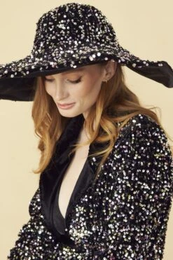 JAYLEY Sequin Handmade Flapper Hat