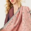 JAYLEY Star Design Cashmere Blend Scarf
