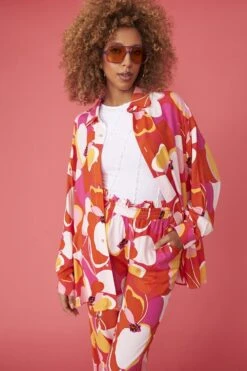 JAYLEY Tencel Blend Florence Shirt Dress